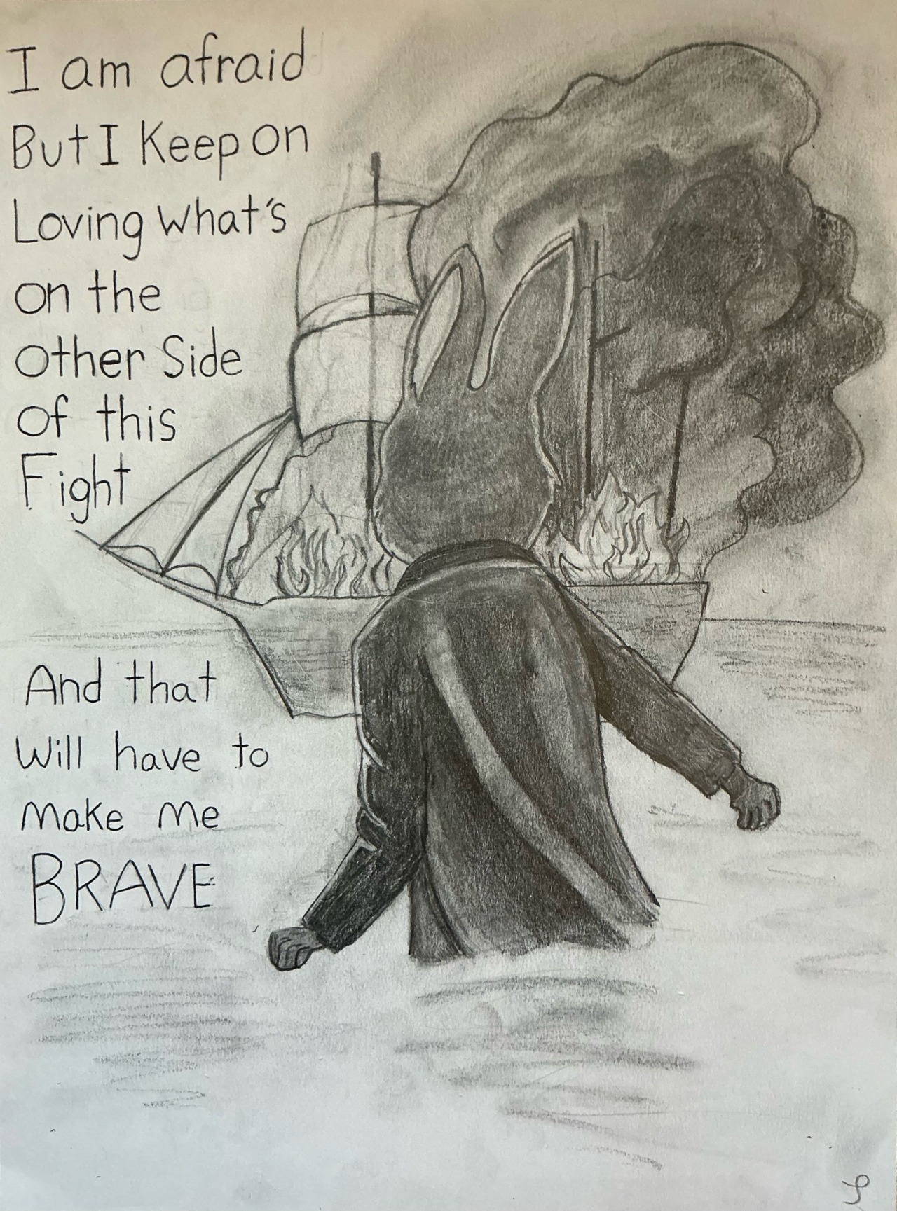 Black and White Illustration